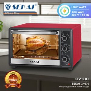 Sekai Oven Listrik Ov 210 Electrik Oven 21 Liter 400 Watt